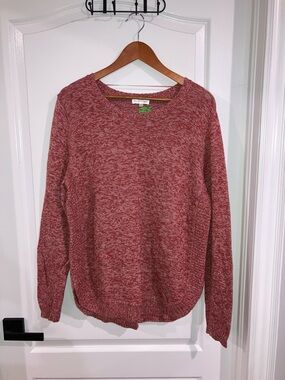 Northern Reflections Pink Marled Crewneck Sweater - size XL